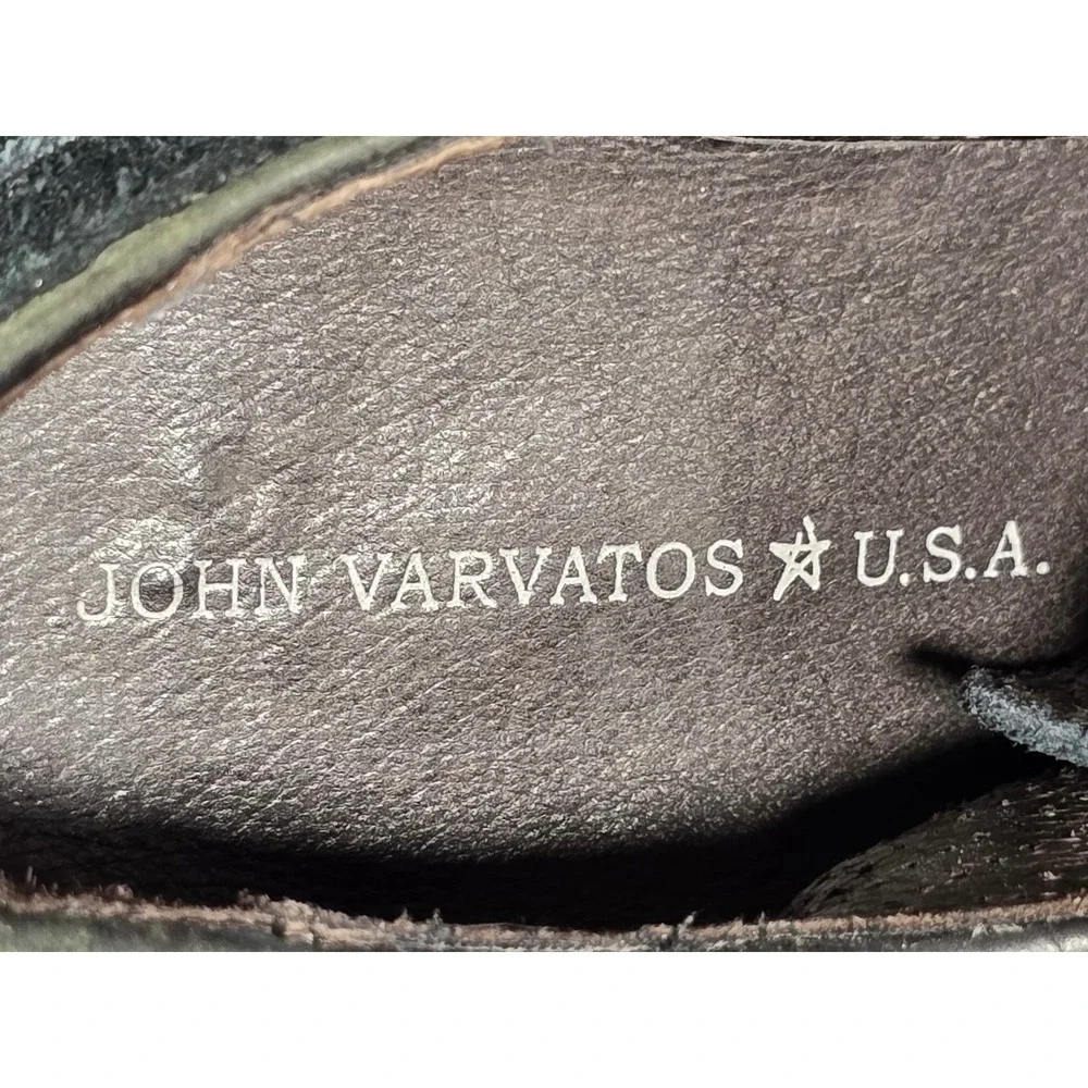 John Varvatos‎ USA Suede Leather Oxford Dress Shoes Black Lace Up Menswear 8M